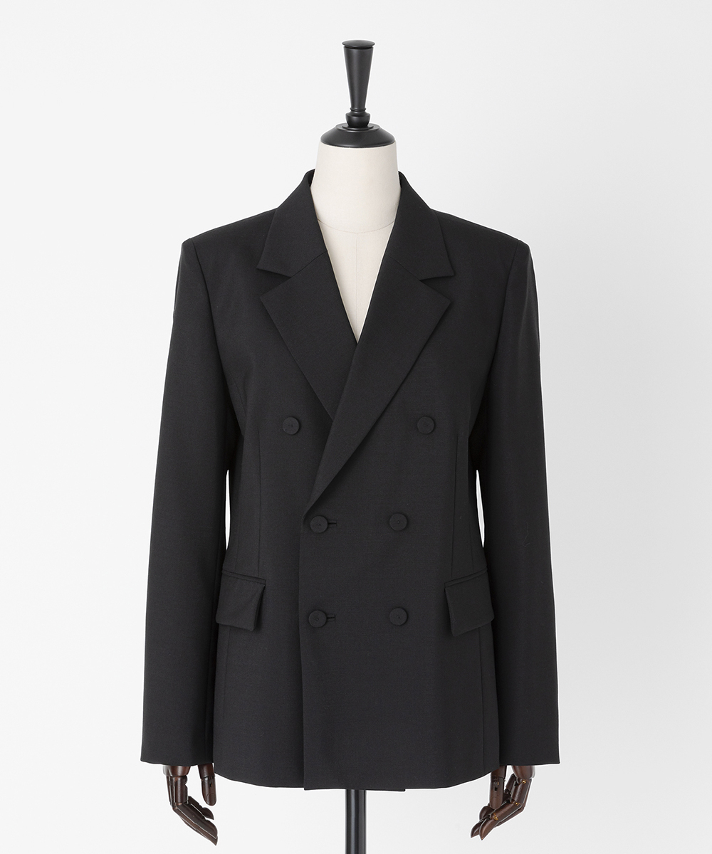 EAUVIRE ダブルブレストジャケット ブラック