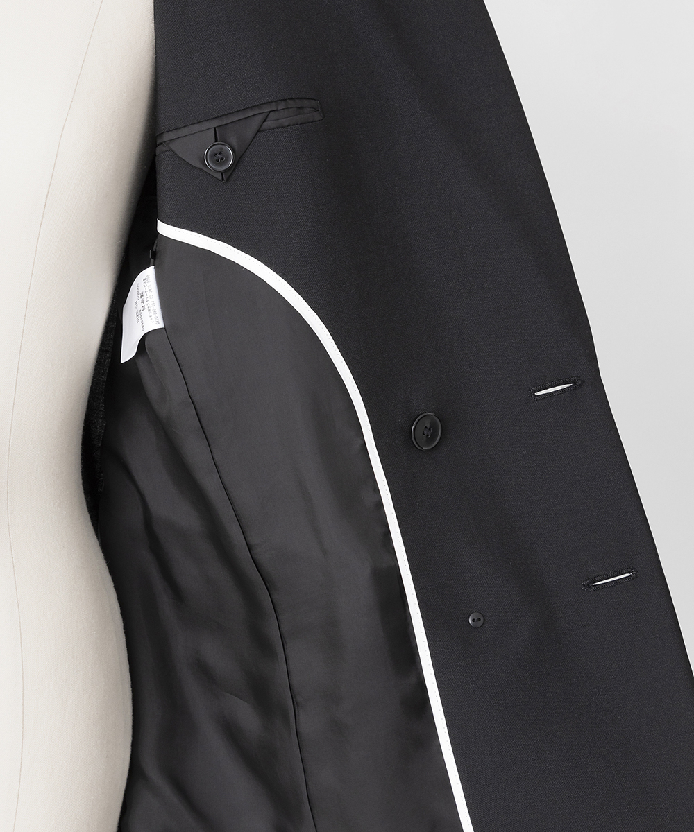 EAUVIRE ダブルブレストジャケット ブラック