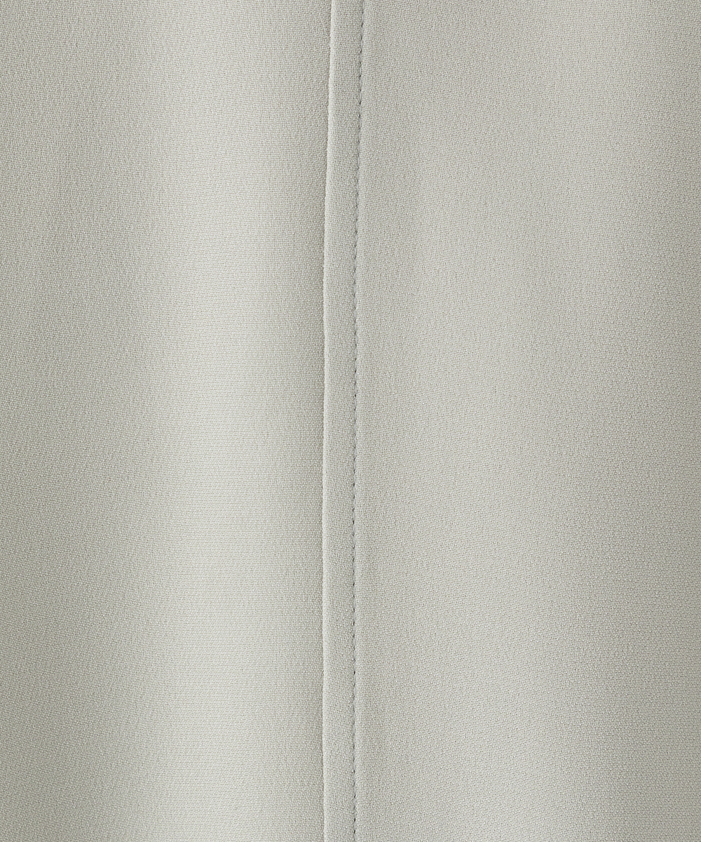 EAUVIRE シルクジョーゼットサファリジャケット セージ