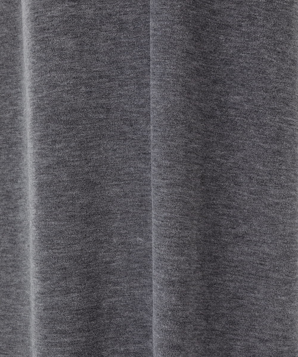 EAUVIRE ウールフリースワンピース グレー