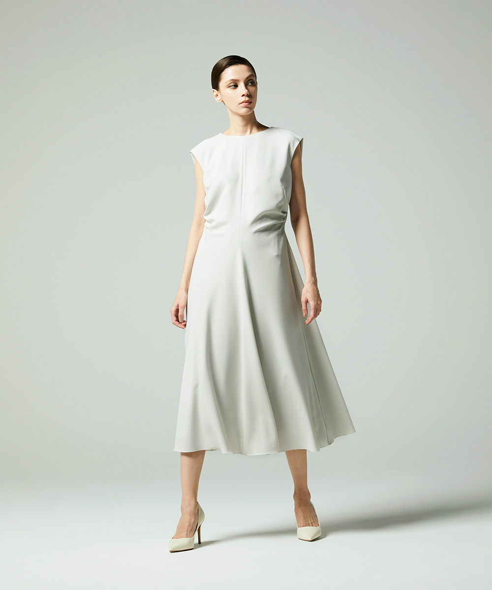 EAUVIRE ドレープドレス ブラック