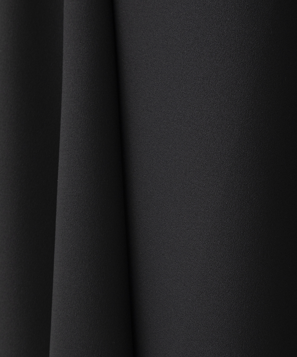 EAUVIRE ドレープドレス ブラック