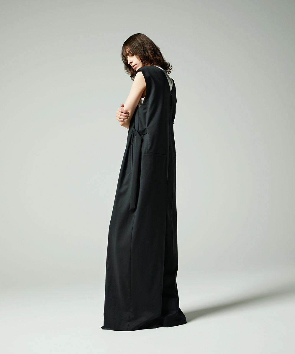 EAUVIRE サマーウールオールインワン ブラック