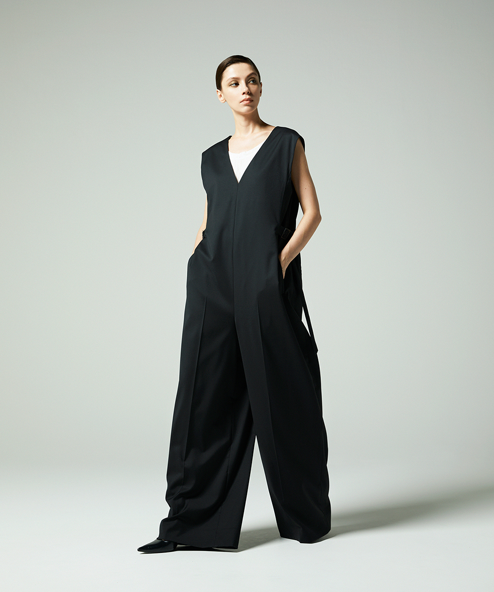 EAUVIRE サマーウールオールインワン ブラック