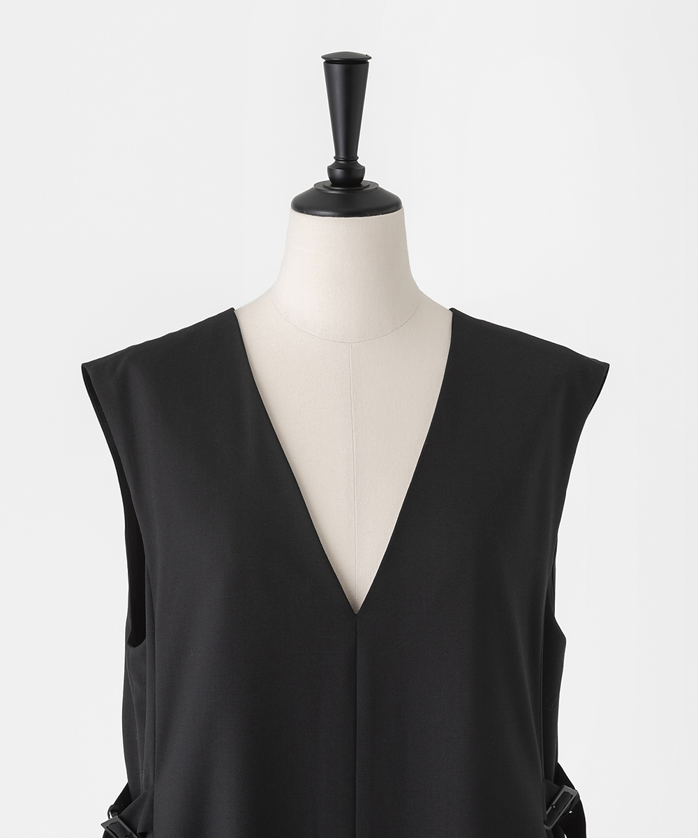 EAUVIRE サマーウールオールインワン ブラック