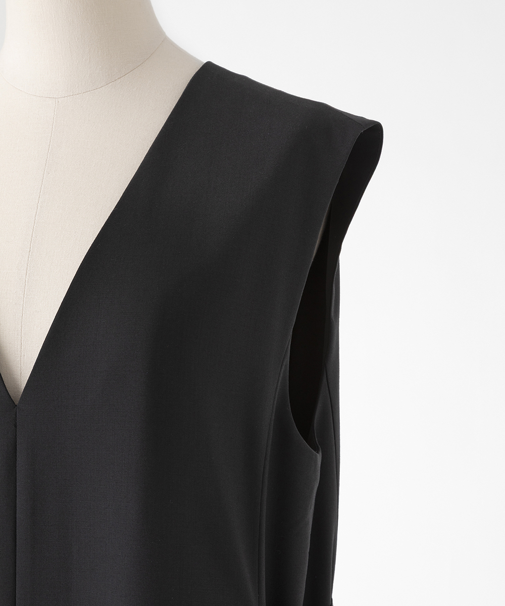 EAUVIRE サマーウールオールインワン ブラック