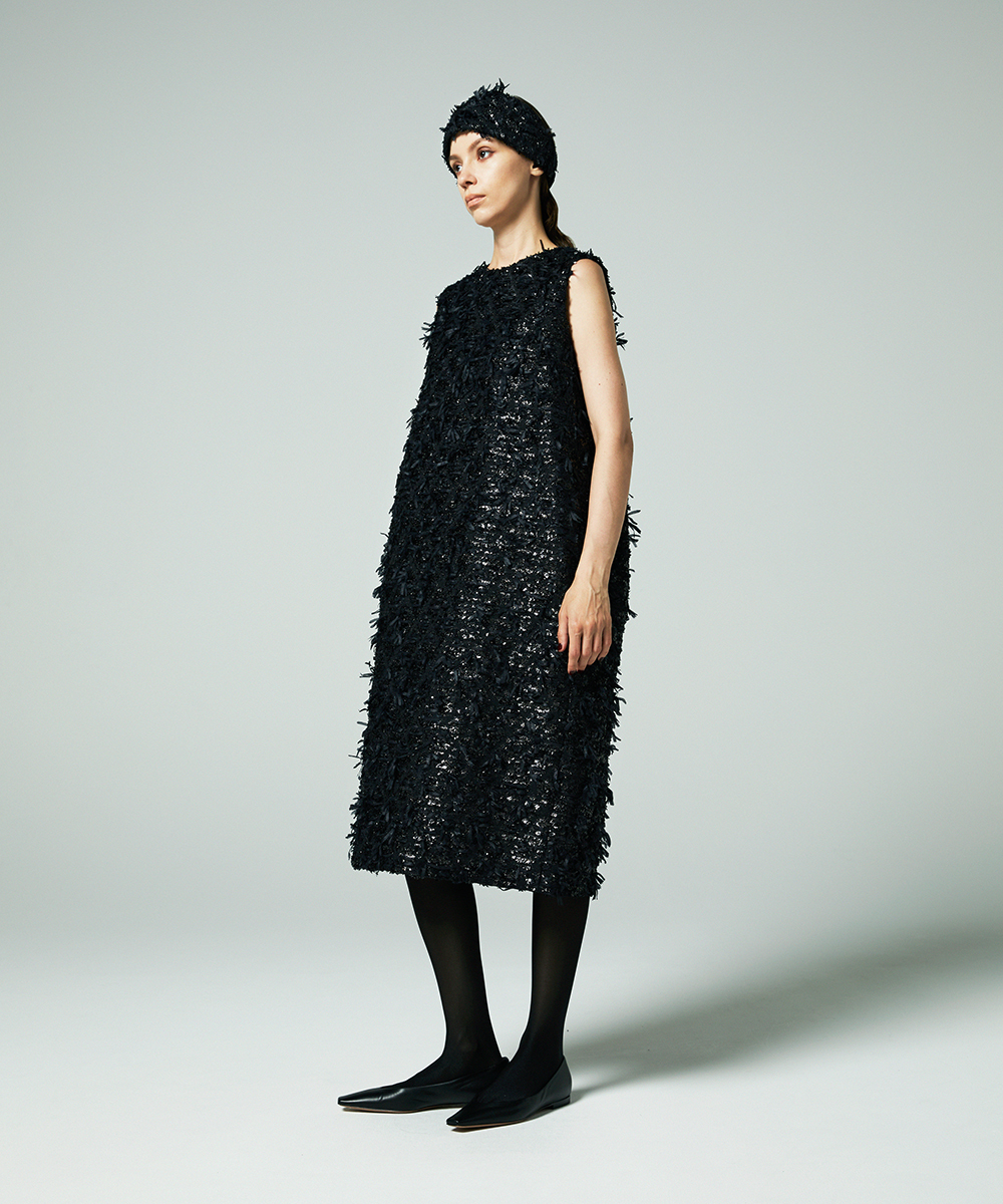 リボンツイードワンピース