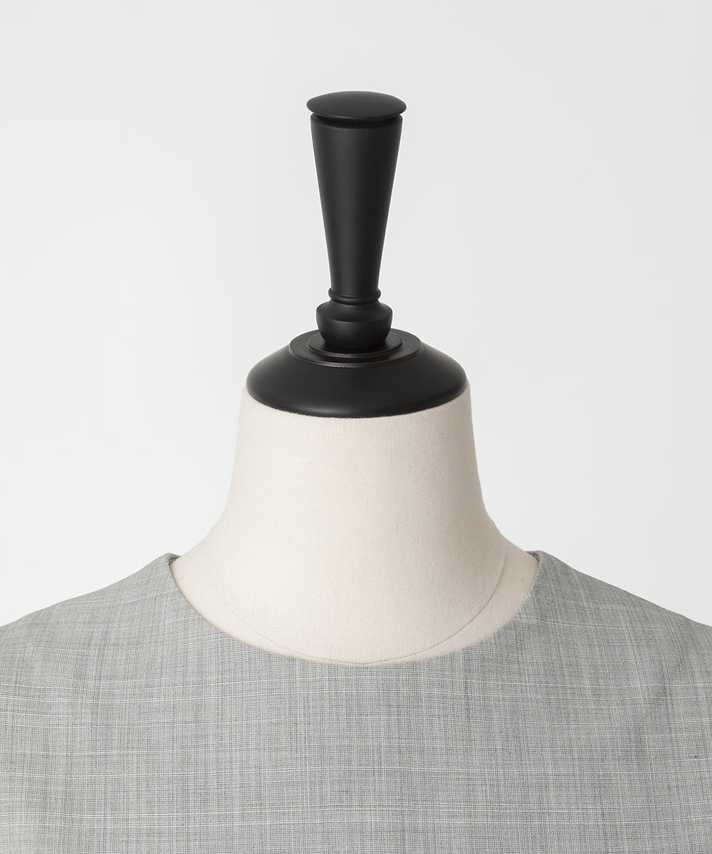 EAUVIRE ミッドセンチュリードレス ライトグレー