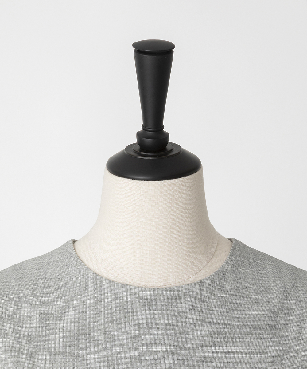 EAUVIRE ミッドセンチュリードレス ライトグレー