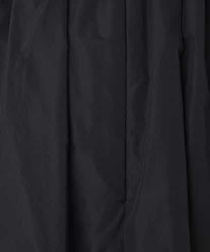 EAUVIRE タックギャザーベルトドレス ブラック