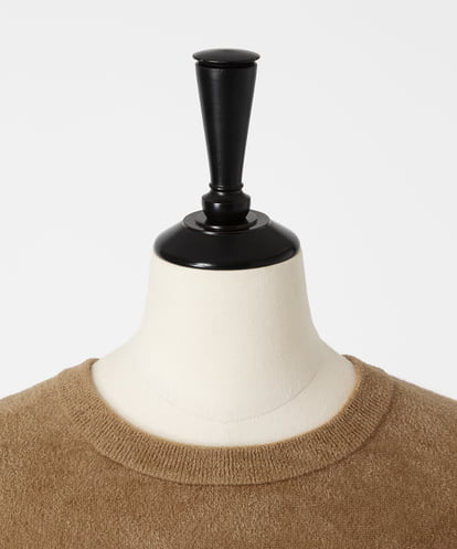 EAUVIRE クルーネックプルオーバー ベージュ