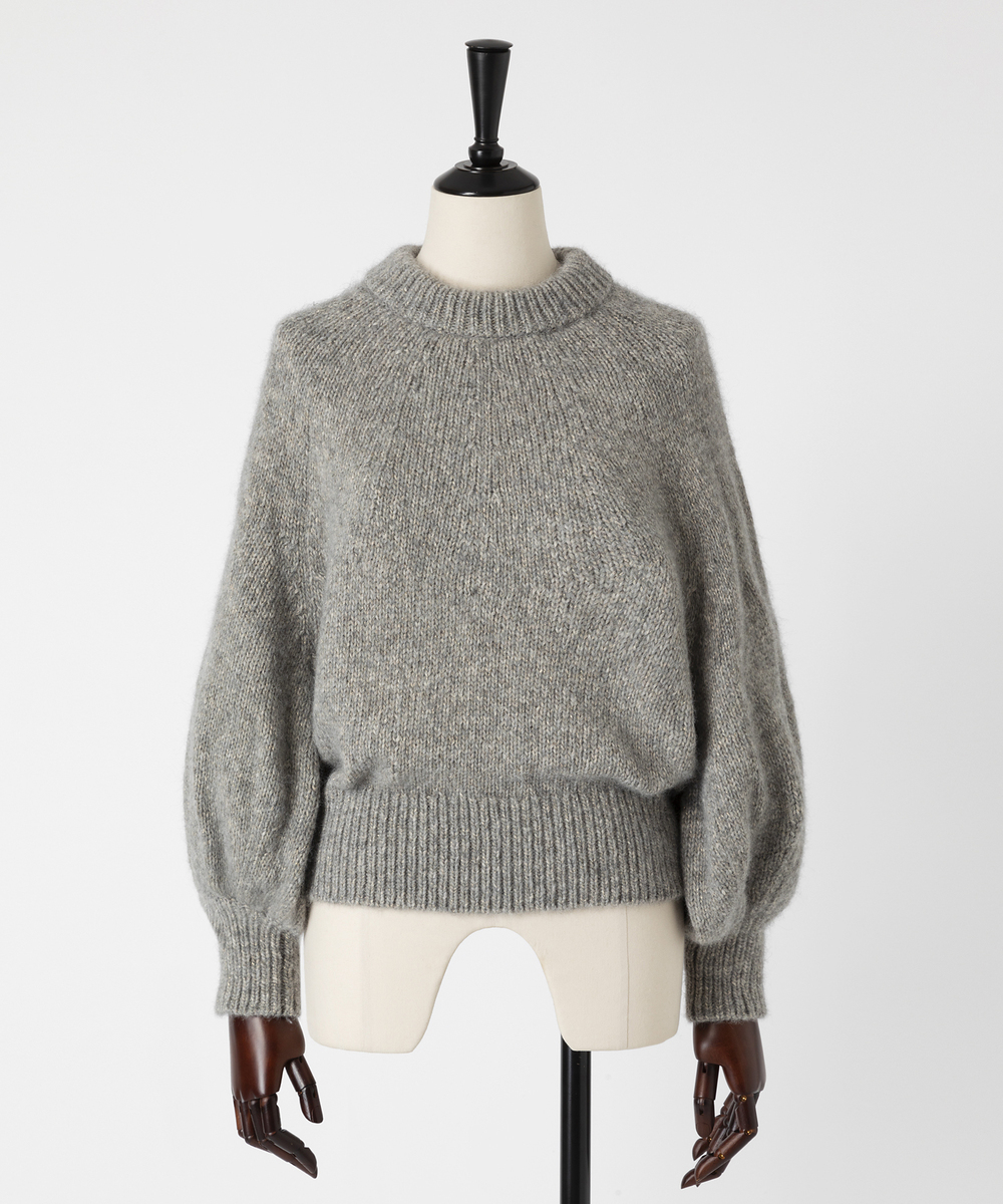EAUVIRE パフスリーブプルオーバー グレー