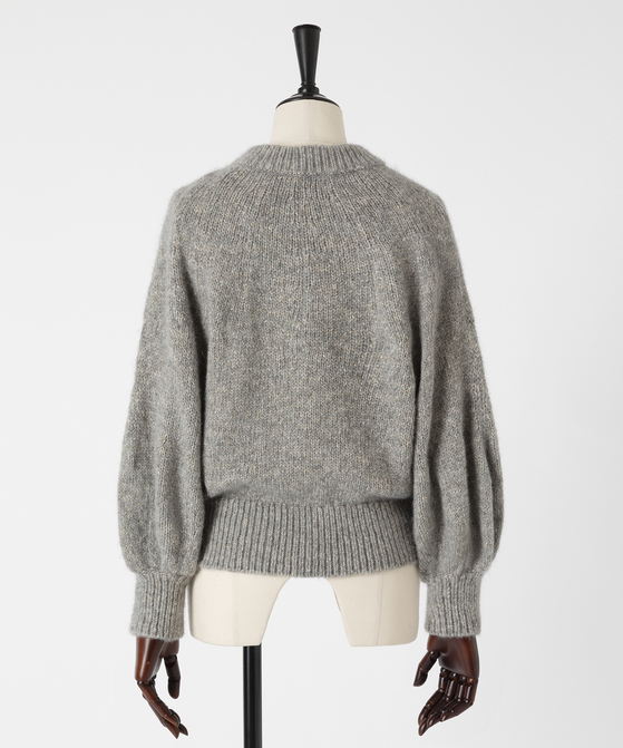 EAUVIRE パフスリーブプルオーバー グレー