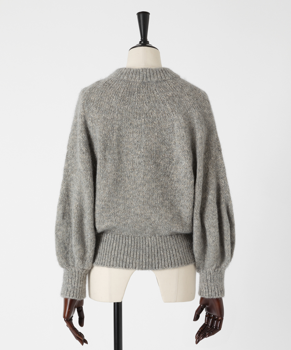 EAUVIRE パフスリーブプルオーバー グレー