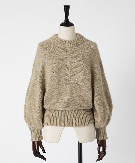 EAUVIRE パフスリーブプルオーバー グレー