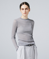 アーツ&サイエンス　クルーネックプルオーバー ＊ラグラン＊size2＊手洗可 シアーラメクルーネックプルオーバー（FGFAA13360）women