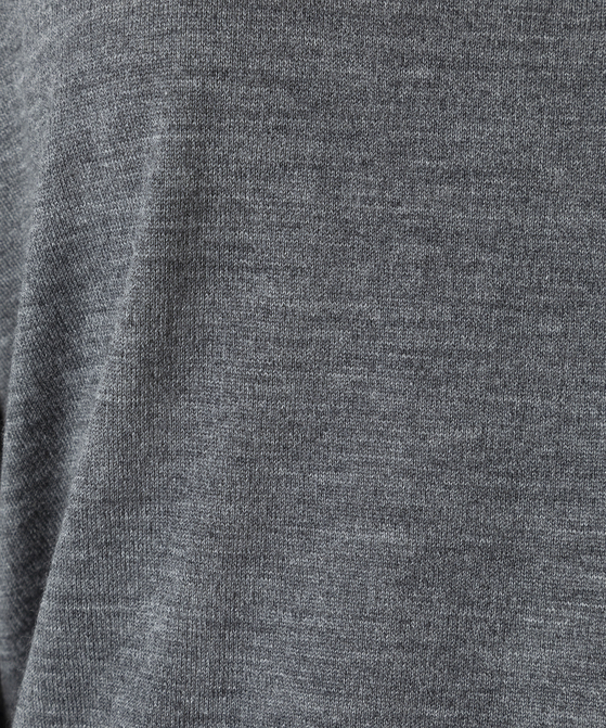 EAUVIRE 30ゲージタートルネックプルオーバー ライトブルー