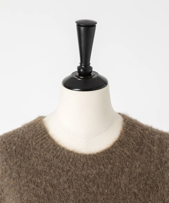 EAUVIRE ファインキャメルプルオーバー ブラウン