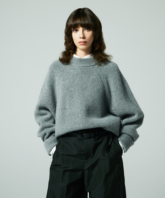 カシミヤアルパカワイドプルオーバー
