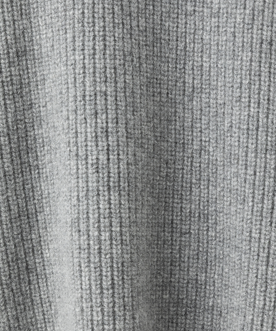 EAUVIRE カシミヤアルパカワイドプルオーバー グレー