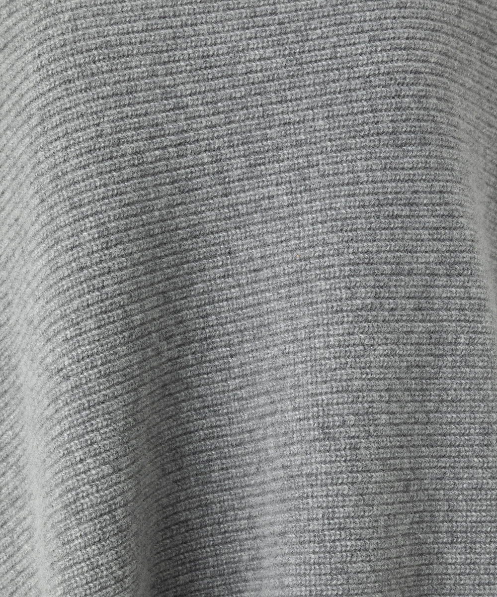 EAUVIRE アシンメトリーケープ グレー