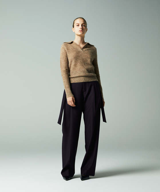 EAUVIRE ポロヘンリープルオーバー ライトグレー