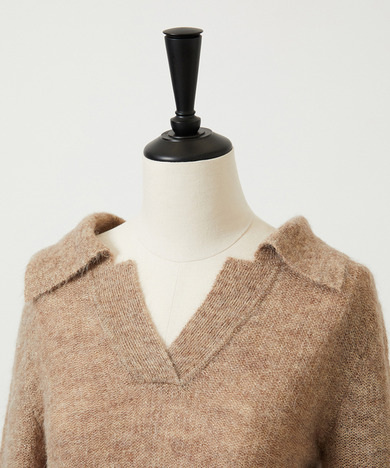 EAUVIRE ポロヘンリープルオーバー ライトグレー