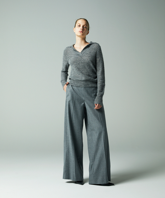 EAUVIRE ポロヘンリープルオーバー ライトグレー