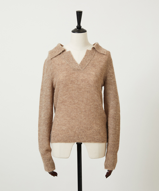 EAUVIRE ポロヘンリープルオーバー ライトグレー