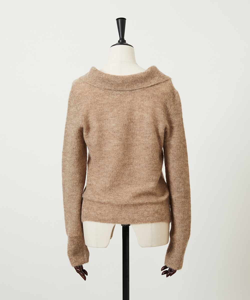 EAUVIRE ポロヘンリープルオーバー ライトグレー