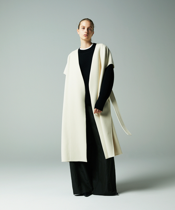 EAUVIRE ミラノリブワイドプルオーバー ブラック