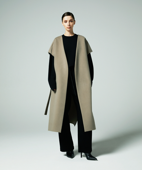 EAUVIRE ミラノリブワイドプルオーバー ブラック