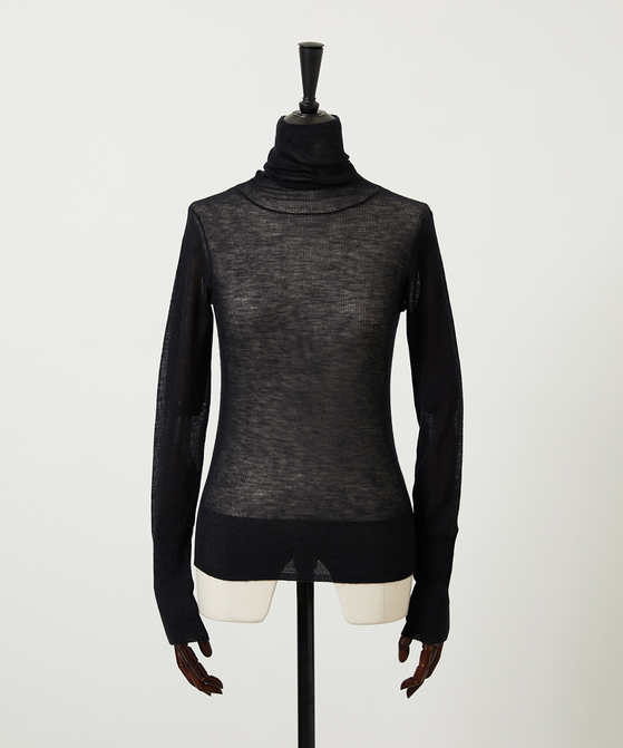 シアーカシミヤタートルネック