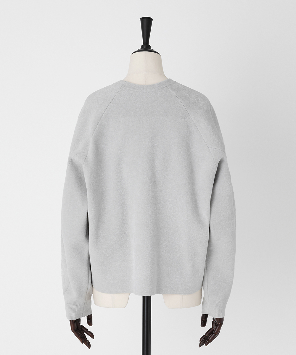 EAUVIRE クルーネックプルオーバー ネイビー