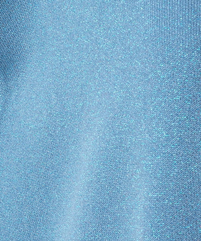 EAUVIRE ラメニットフーディー オフホワイト