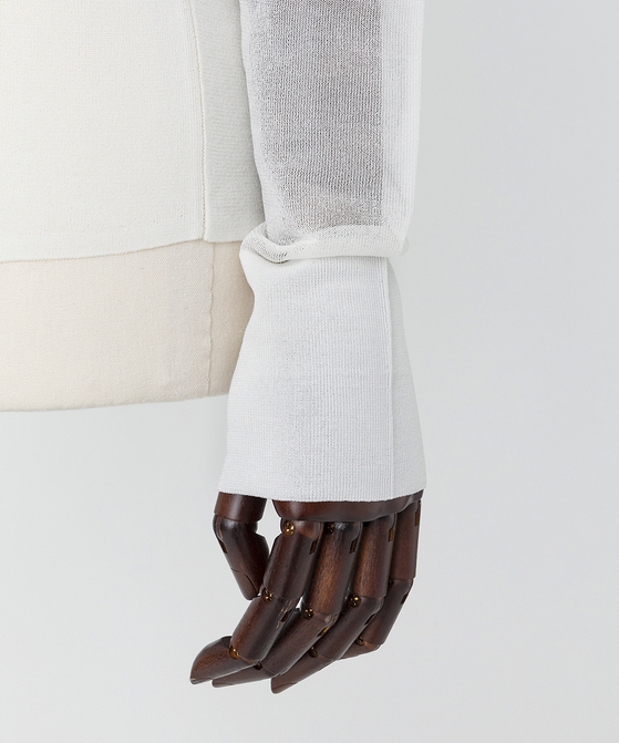 EAUVIRE シアーシルクプルオーバー ブラック