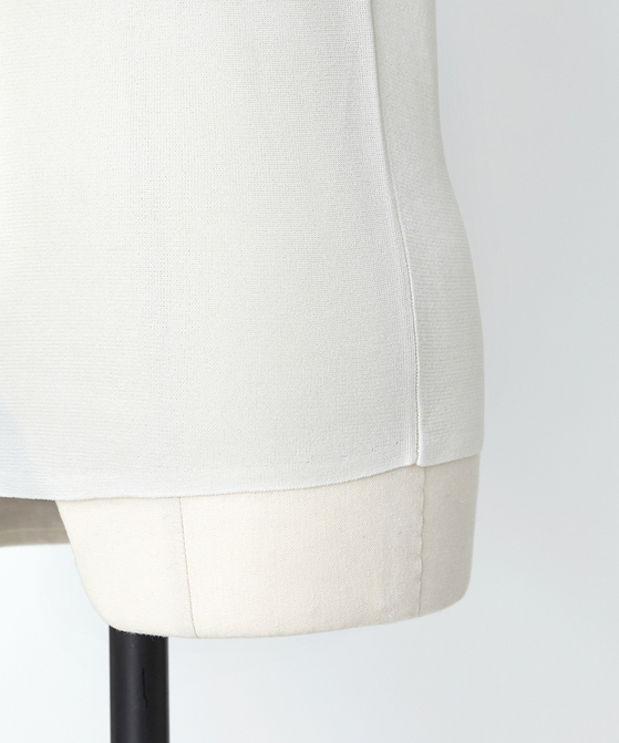 EAUVIRE シアーシルクプルオーバー ブラック