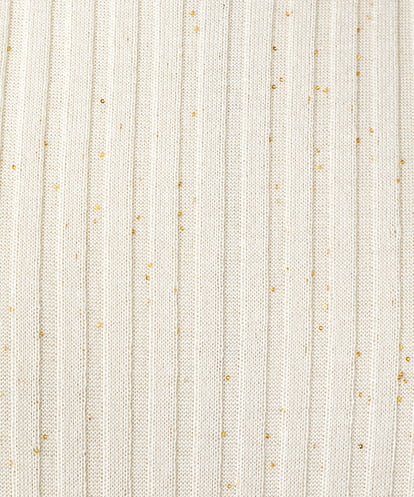 EAUVIRE モックネックリブプルオーバー ライトグレー