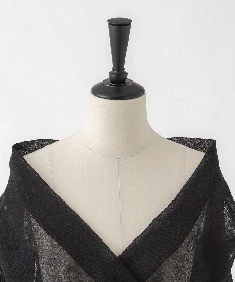 EAUVIRE カシュクールプルオーバー ホワイト