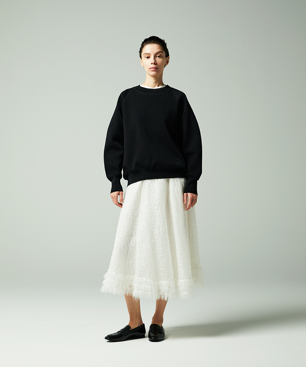 EAUVIRE ニットスウェット グレー