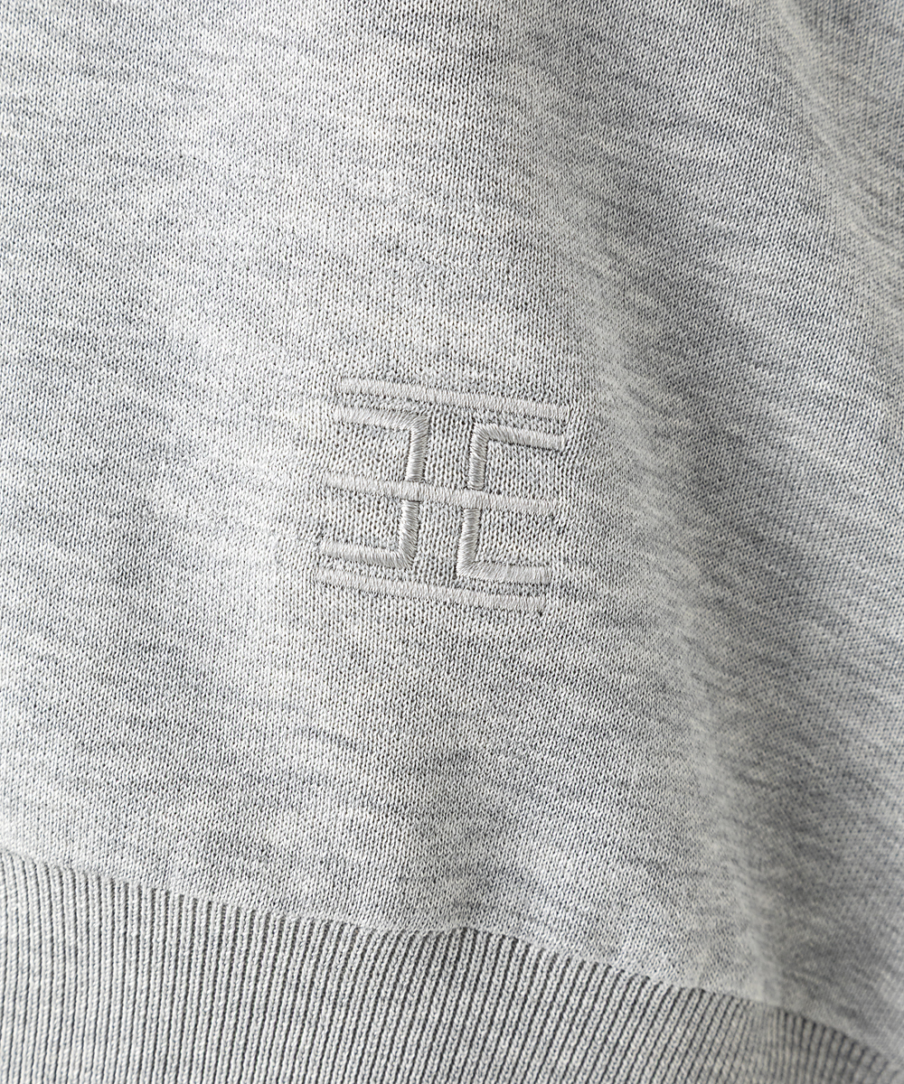 EAUVIRE ニットスウェット グレー