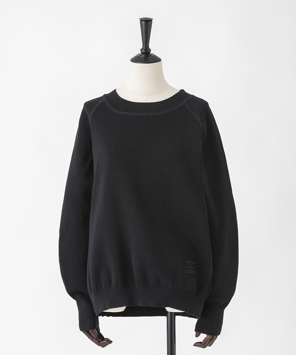 EAUVIRE ニットスウェット グレー