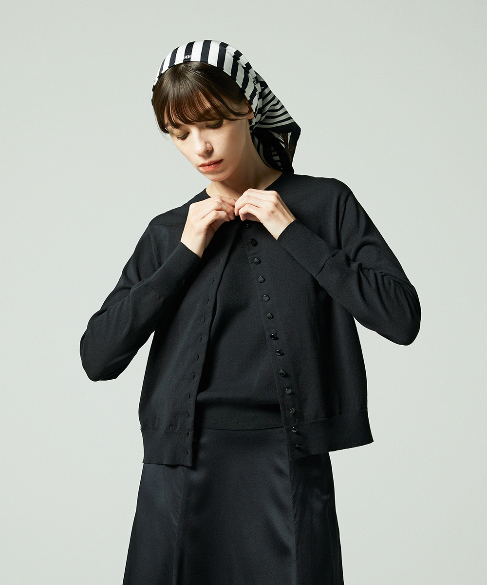 EAUVIRE コットンリネンニットタンク ホワイト