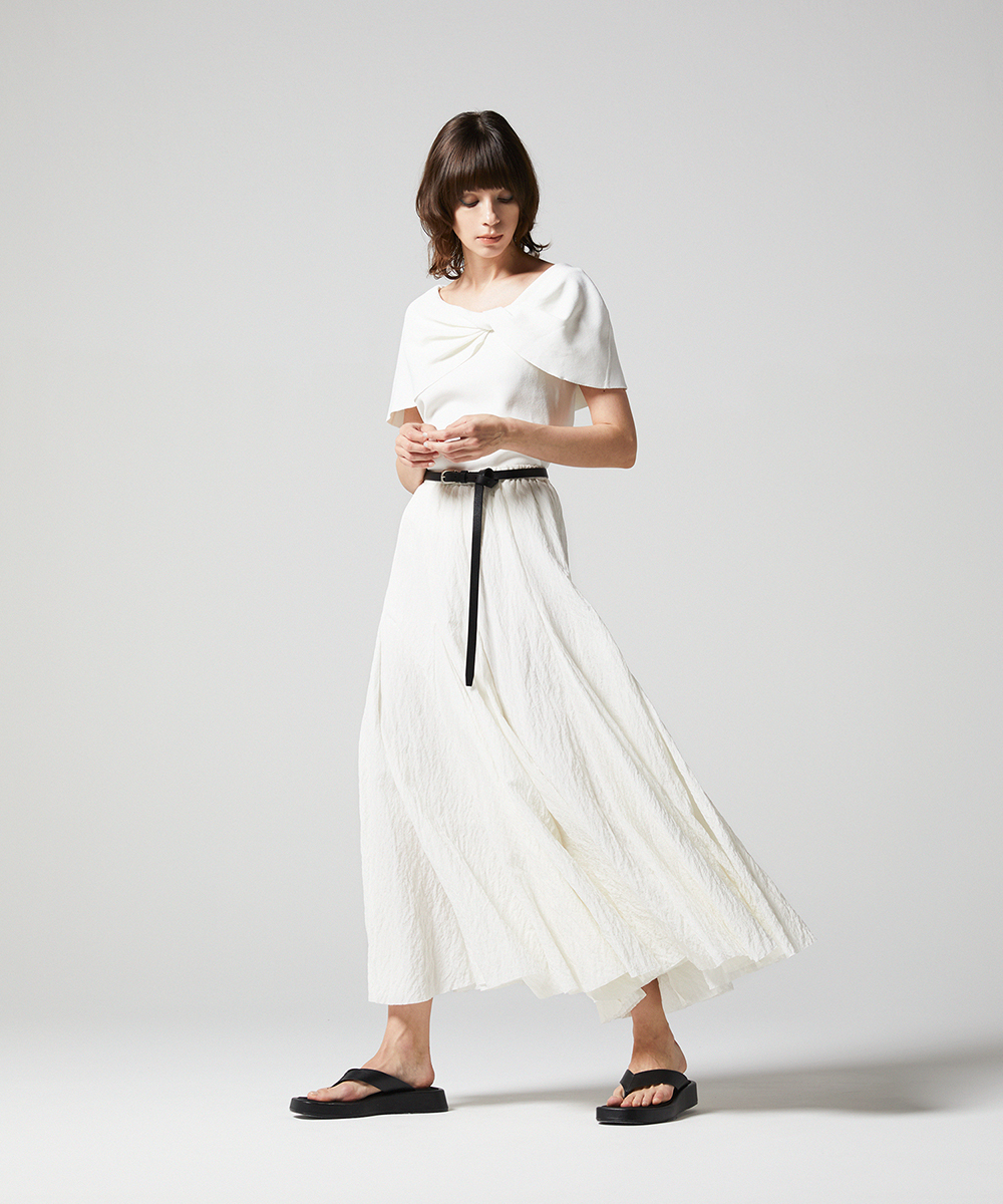 EAUVIRE ツイストケーププルオーバー ブラック