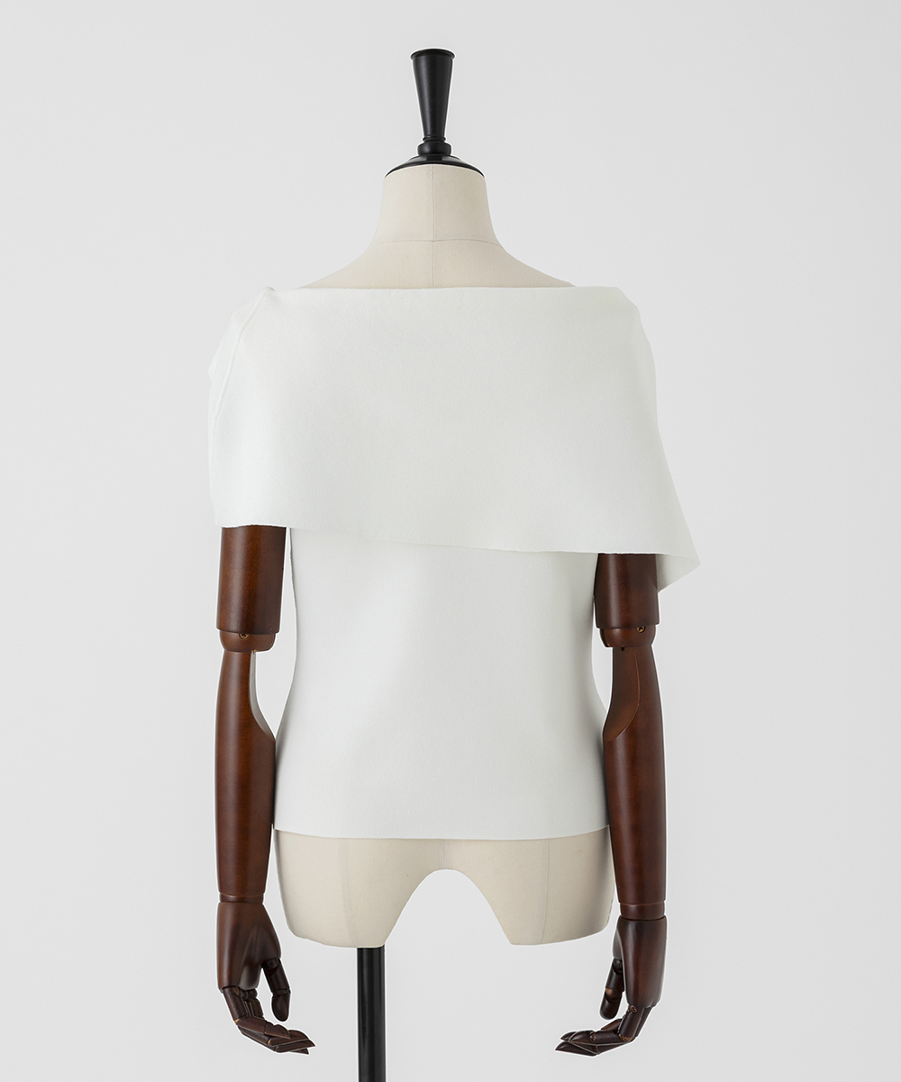 EAUVIRE ツイストケーププルオーバー ブラック