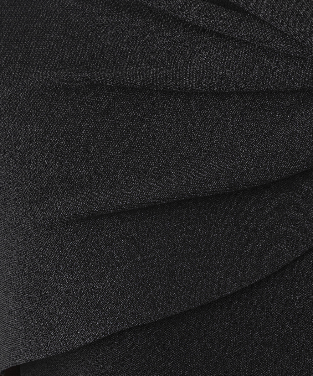 EAUVIRE ツイストケーププルオーバー ブラック