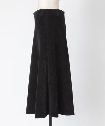 EAUVIRE フレアスカート ブラック