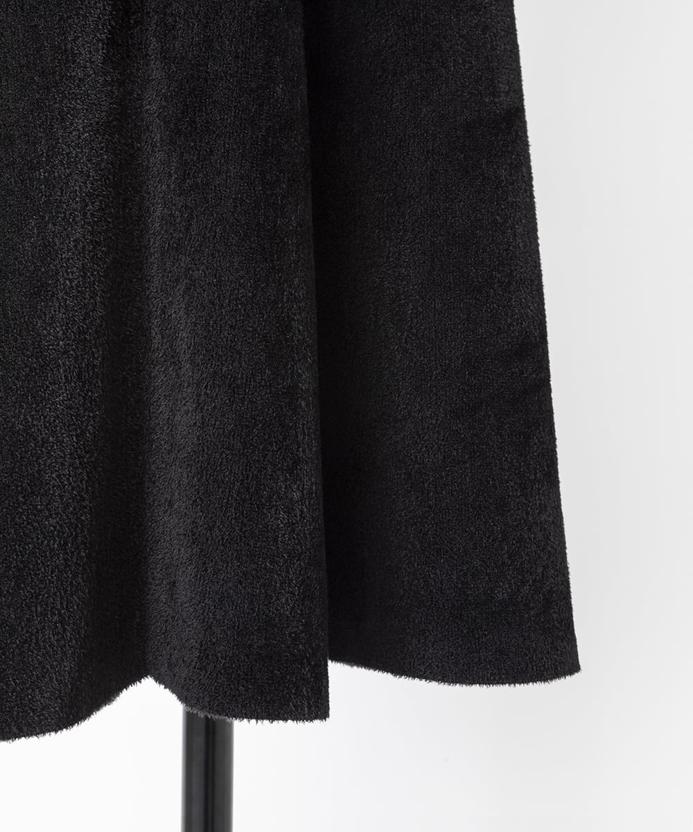 EAUVIRE フレアスカート ブラック