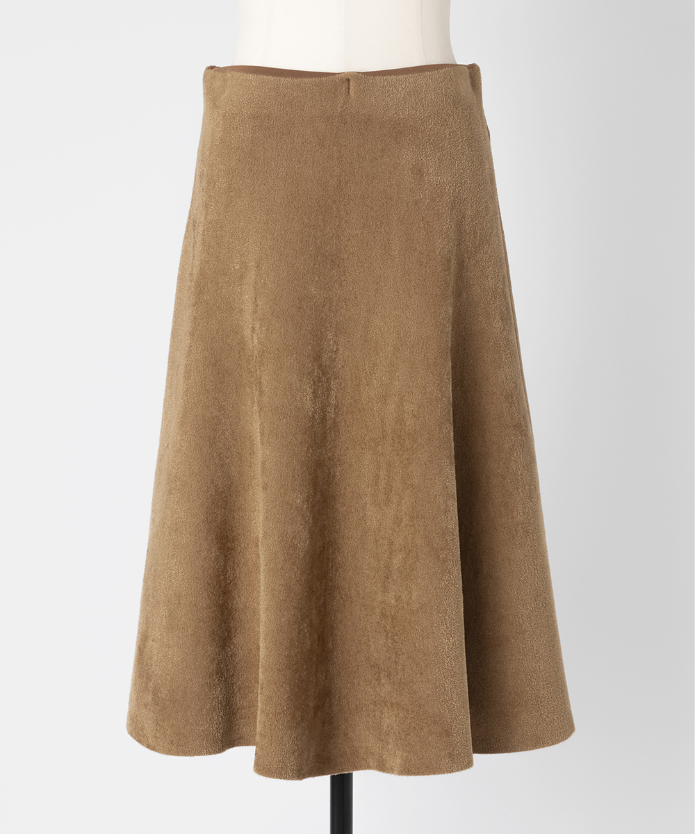 EAUVIRE フレアスカート ブラック