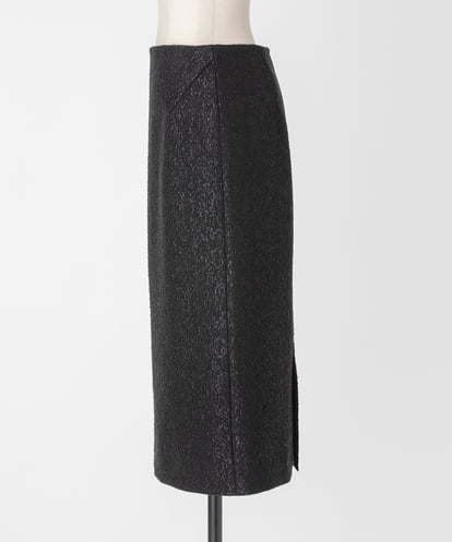 EAUVIRE ストレートスカート ブラック